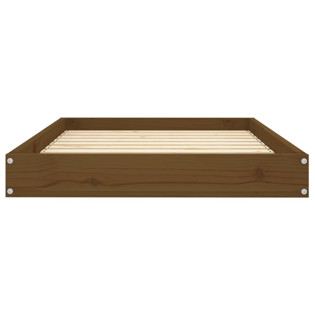Hundebett Honigbraun 91,5x64x9 cm Massivholz Kiefer - Premium Hundebetten - Just €67.31! Shop now at homesales4u