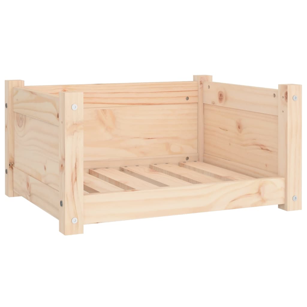 Hundebett 55,5x45,5x28 cm Massivholz Kiefer - Premium Hundebetten - Just €61.61! Shop now at homesales4u