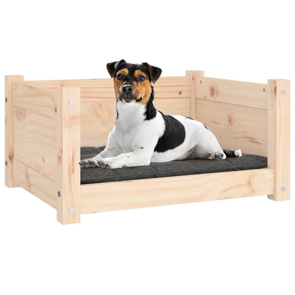 Hundebett 55,5x45,5x28 cm Massivholz Kiefer - Premium Hundebetten - Just €61.61! Shop now at homesales4u