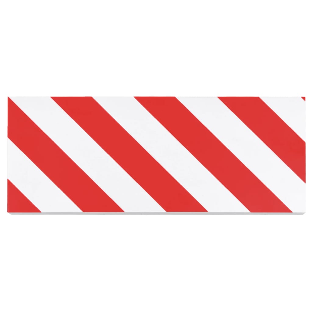 Wandschutz 6 Stk. Rot & Weiß 50x20x2 cm EVA Schaum - Premium Parkplatzschilder - Just €36.44! Shop now at homesales4u