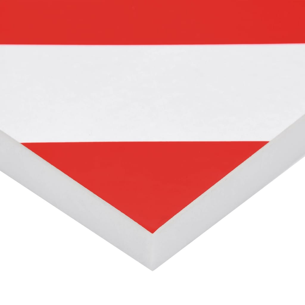 Wandschutz 6 Stk. Rot & Weiß 50x20x2 cm EVA Schaum - Premium Parkplatzschilder - Just €36.44! Shop now at homesales4u