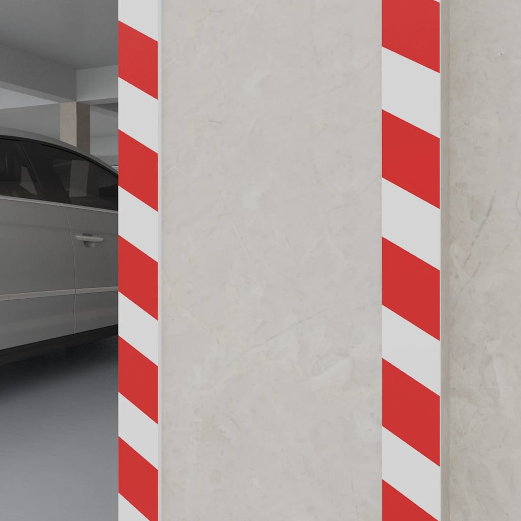 Wandschutz 6 Stk. Rot & Weiß 50x20x2 cm EVA Schaum - Premium Parkplatzschilder - Just €36.44! Shop now at homesales4u