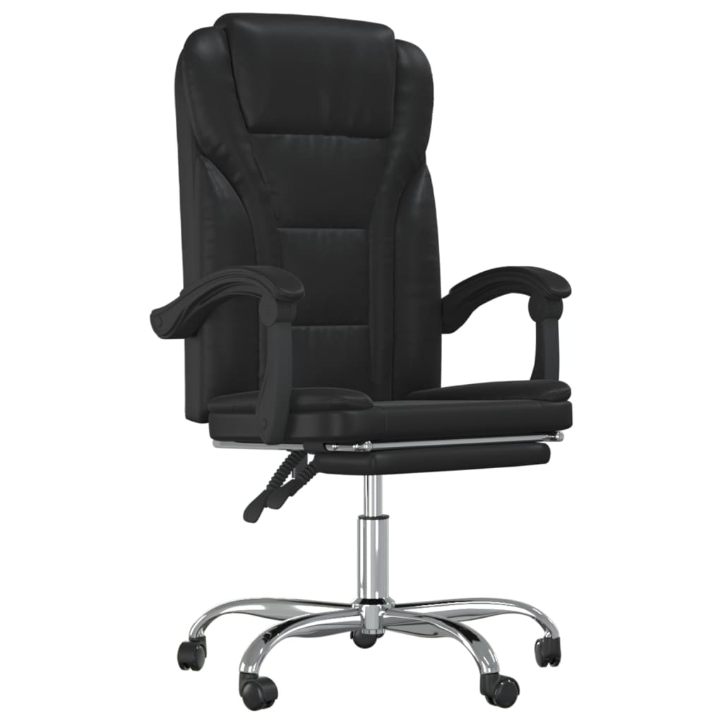 Bürostuhl mit Liegefunktion Schwarz Kunstleder - Premium Bürostühle - Just €142.59! Shop now at homesales4u