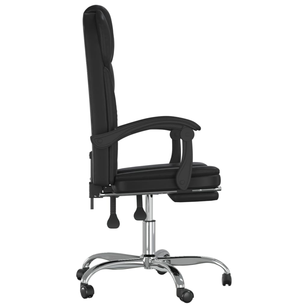 Bürostuhl mit Liegefunktion Schwarz Kunstleder - Premium Bürostühle - Just €142.59! Shop now at homesales4u