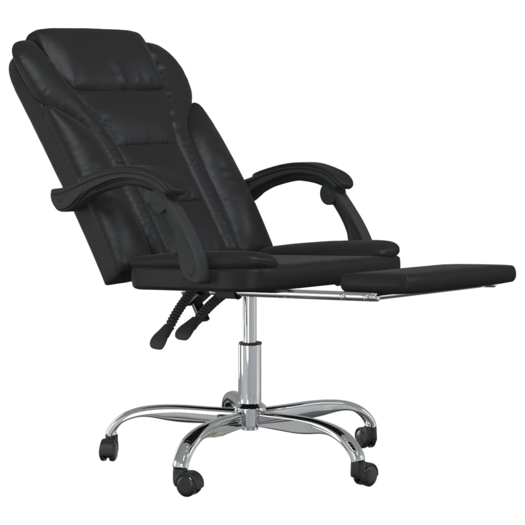 Bürostuhl mit Liegefunktion Schwarz Kunstleder - Premium Bürostühle - Just €142.59! Shop now at homesales4u