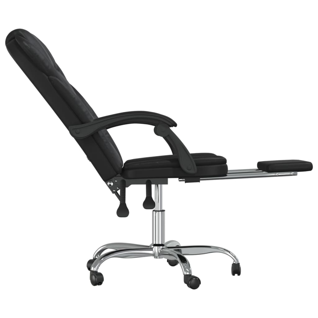 Bürostuhl mit Liegefunktion Schwarz Kunstleder - Premium Bürostühle - Just €142.59! Shop now at homesales4u