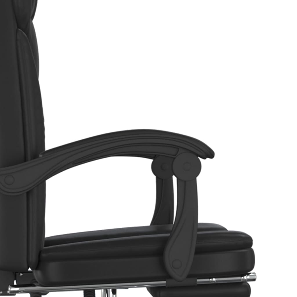 Bürostuhl mit Liegefunktion Schwarz Kunstleder - Premium Bürostühle - Just €142.59! Shop now at homesales4u