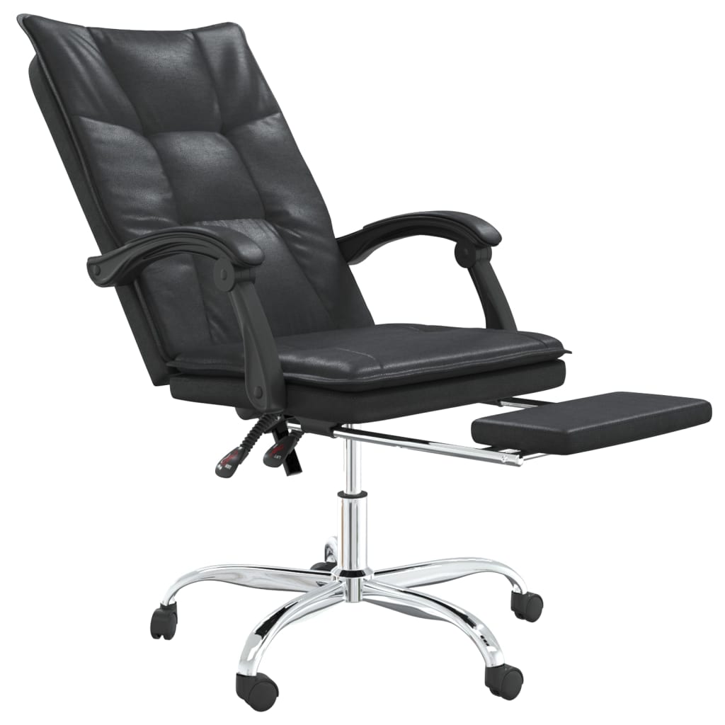 Bürostuhl mit Liegefunktion Schwarz Kunstleder - Premium Bürostühle - Just €131.10! Shop now at homesales4u