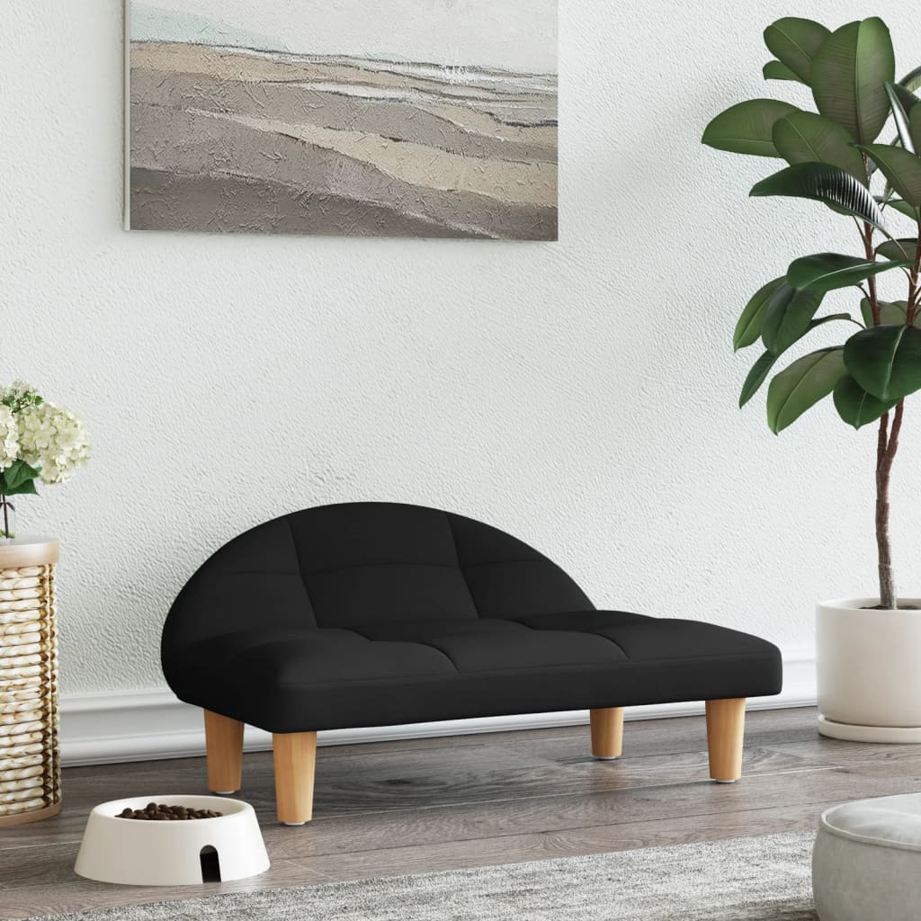 Hundebett Schwarz 70x52x30 cm Stoff - Premium Hundebetten - Just €87.79! Shop now at homesales4u