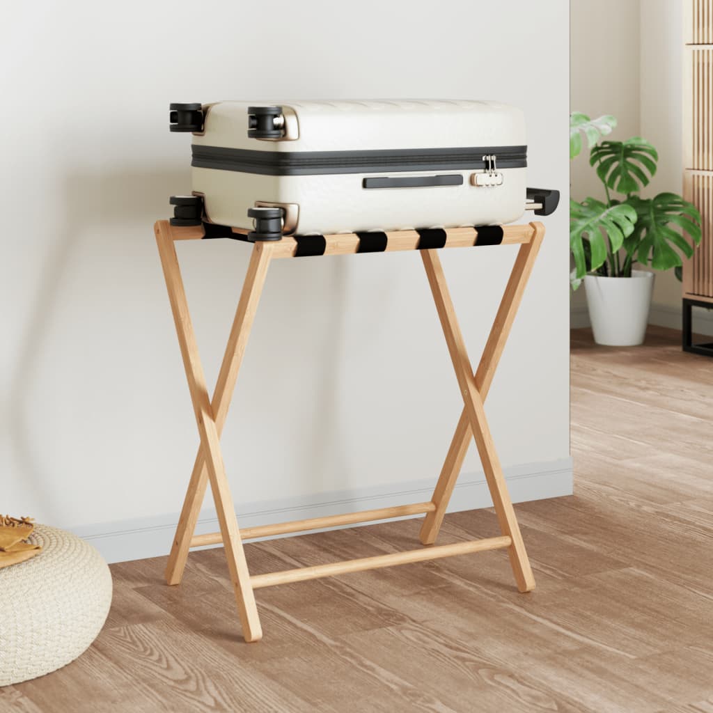 Gepäckablage 68,5x38x58 cm Bambus - Premium Kofferablagen - Just €31.53! Shop now at homesales4u