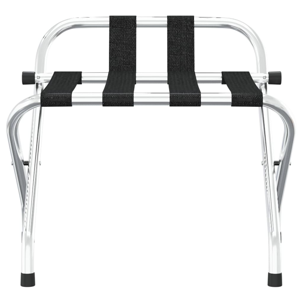 Gepäckablage mit Rückenlehne Silbern 56x39x52cm - Premium Kofferablagen - Just €61.31! Shop now at homesales4u