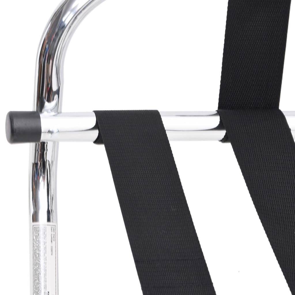 Gepäckablage mit Rückenlehne Silbern 56x39x52cm - Premium Kofferablagen - Just €61.31! Shop now at homesales4u