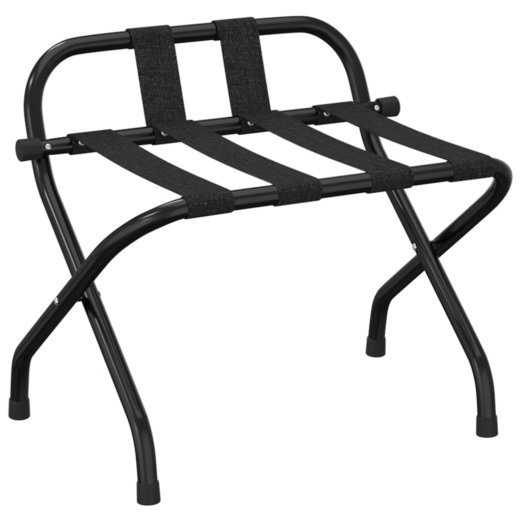 Gepäckablage mit Rückenlehne Schwarz 56x39x52 cm - Premium Kofferablagen - Just €51.29! Shop now at homesales4u