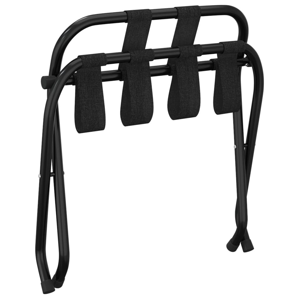 Gepäckablage mit Rückenlehne Schwarz 56x39x52 cm - Premium Kofferablagen - Just €51.29! Shop now at homesales4u