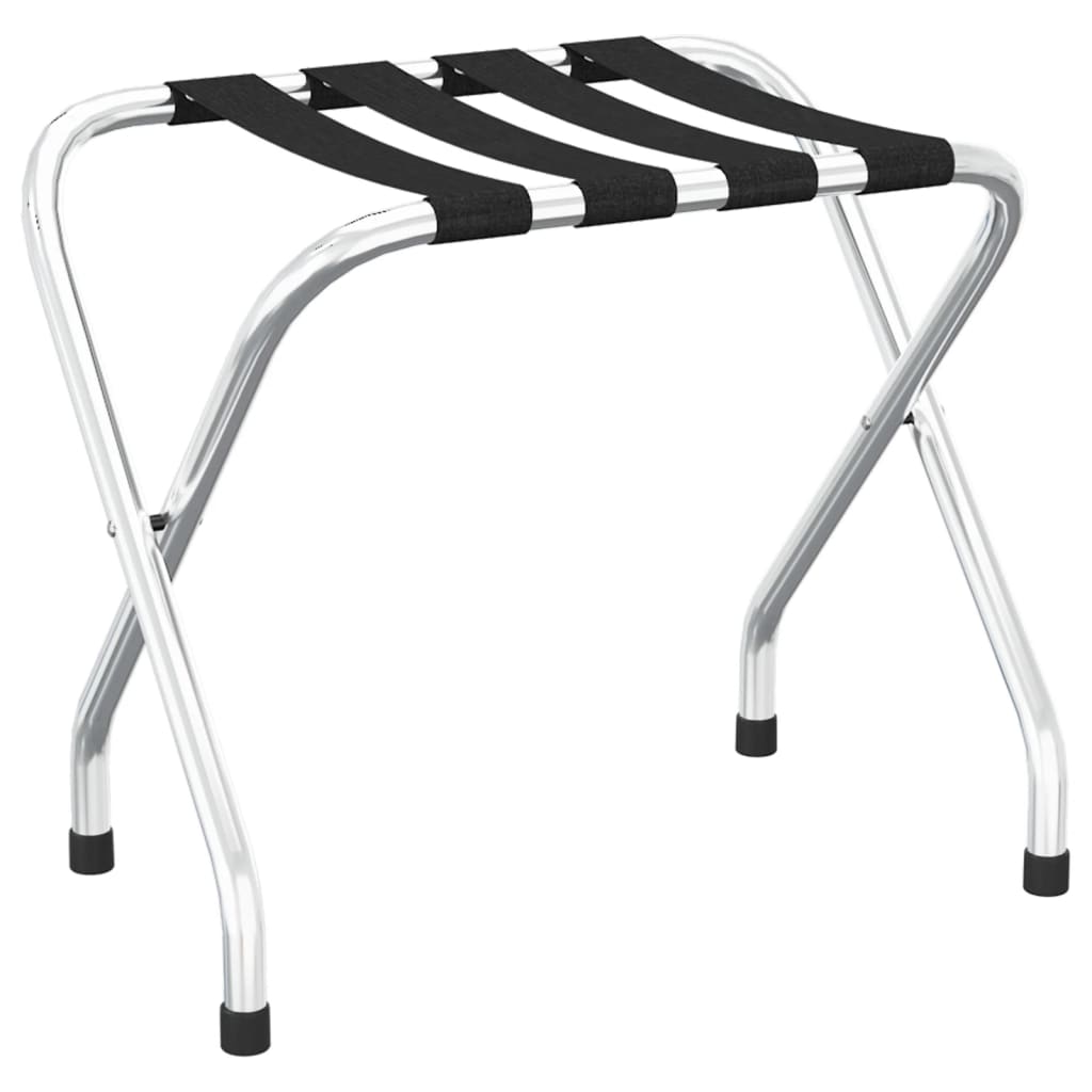 Gepäckablage Schwarz und Silbern 56x40x49 cm - Premium Kofferablagen - Just €47.61! Shop now at homesales4u
