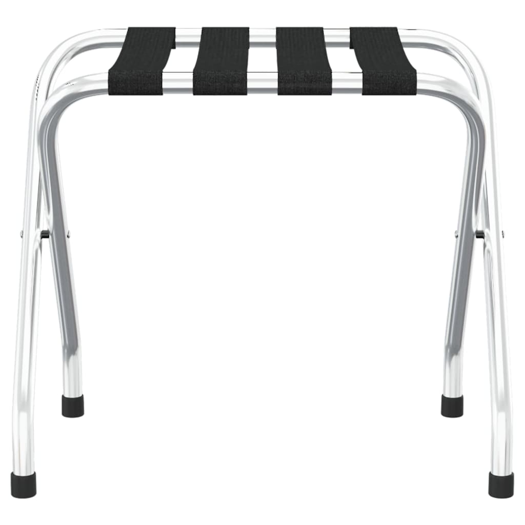Gepäckablage Schwarz und Silbern 56x40x49 cm - Premium Kofferablagen - Just €47.61! Shop now at homesales4u