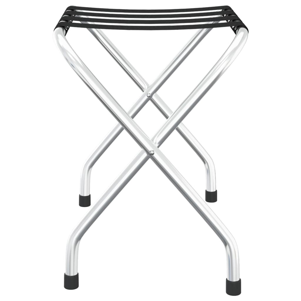 Gepäckablage Schwarz und Silbern 56x40x49 cm - Premium Kofferablagen - Just €47.61! Shop now at homesales4u