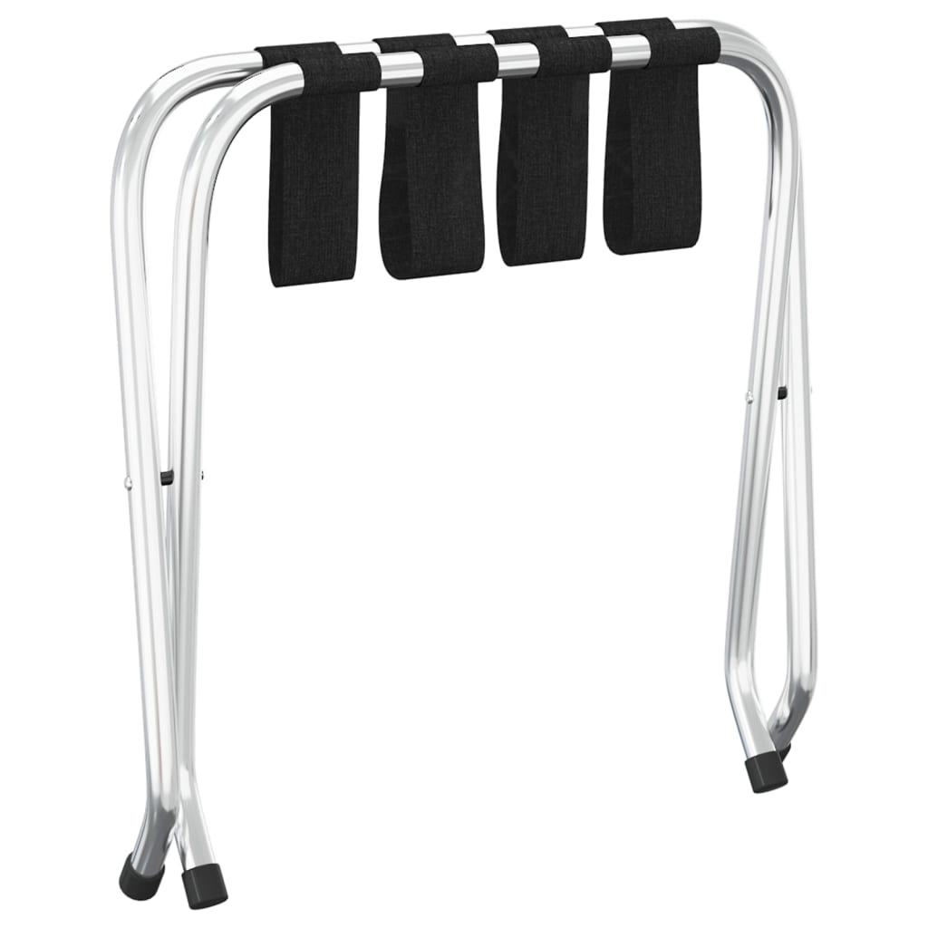 Gepäckablage Schwarz und Silbern 56x40x49 cm - Premium Kofferablagen - Just €47.61! Shop now at homesales4u