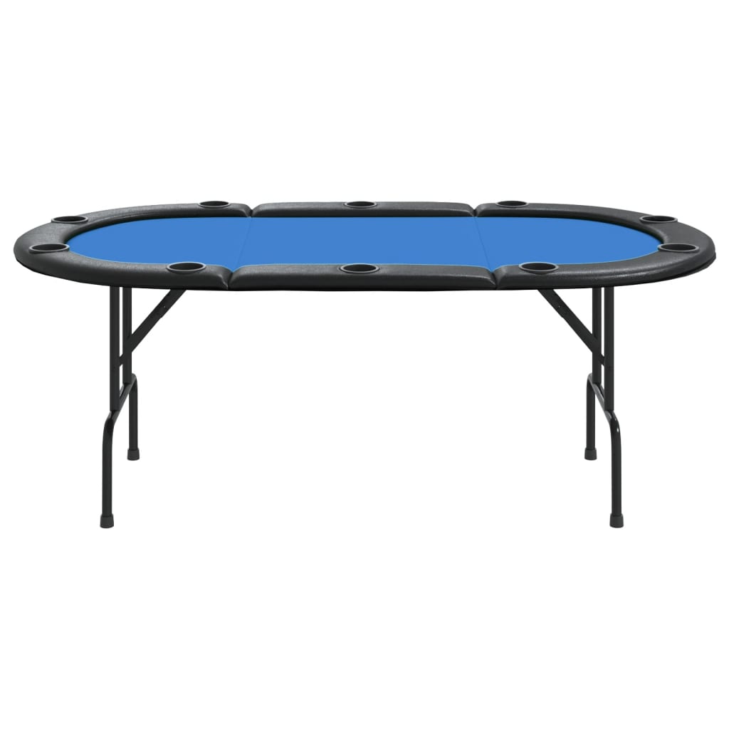 Pokertisch Klappbar 10 Spieler Blau 207x106x76 cm - Premium Poker- & Spieltische - Just €244.86! Shop now at homesales4u