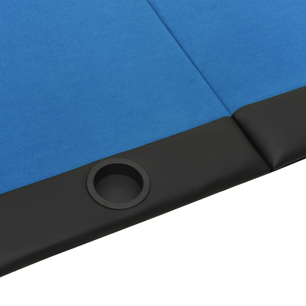 Pokertisch Klappbar 10 Spieler Blau 207x106x76 cm - Premium Poker- & Spieltische - Just €244.86! Shop now at homesales4u