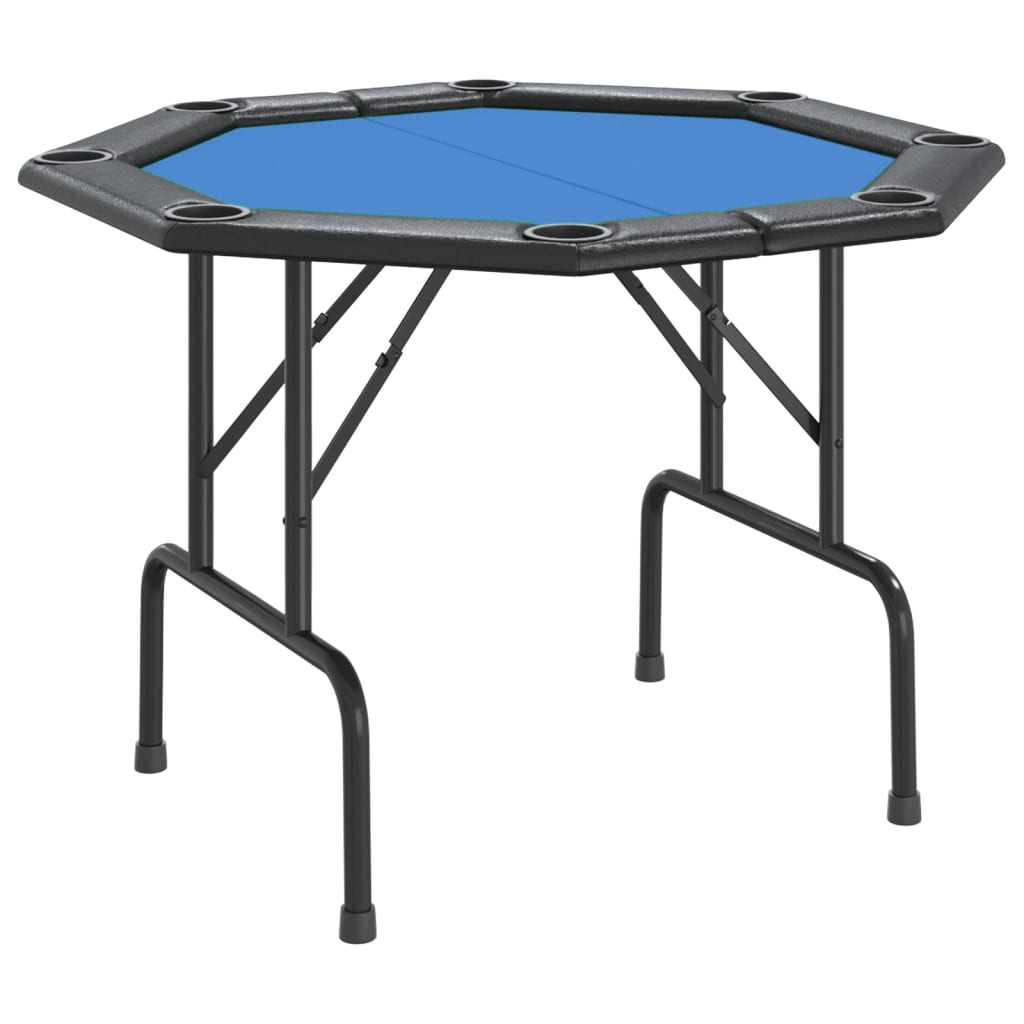 Pokertisch Klappbar 8 Spieler Blau 108x108x75 cm - Premium Poker- & Spieltische - Just €123.14! Shop now at homesales4u