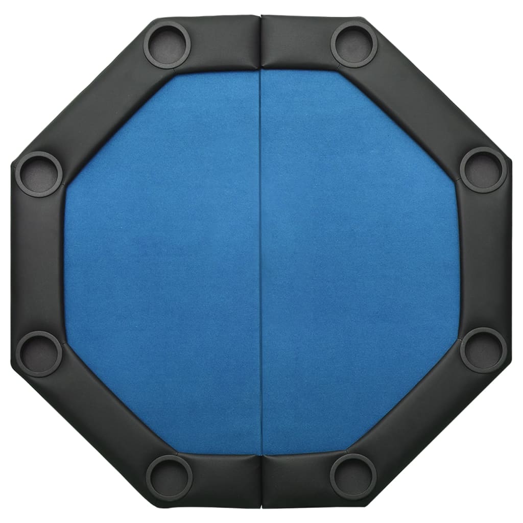 Pokertisch Klappbar 8 Spieler Blau 108x108x75 cm - Premium Poker- & Spieltische - Just €123.14! Shop now at homesales4u