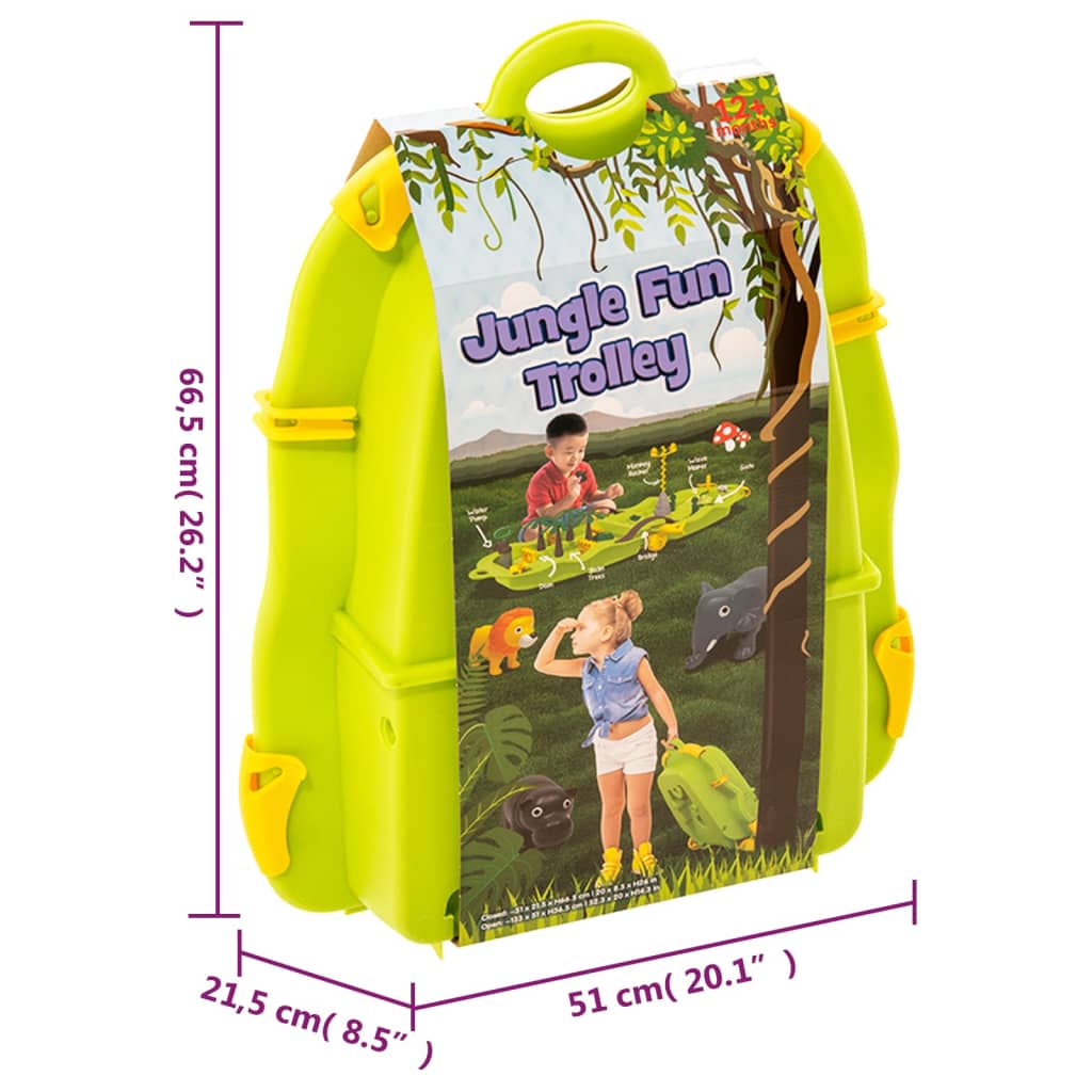 Wasserspiel-Koffer Jungle 51x21,5x66,5 cm Polypropylen - Premium Wassertische - Just €74.76! Shop now at homesales4u