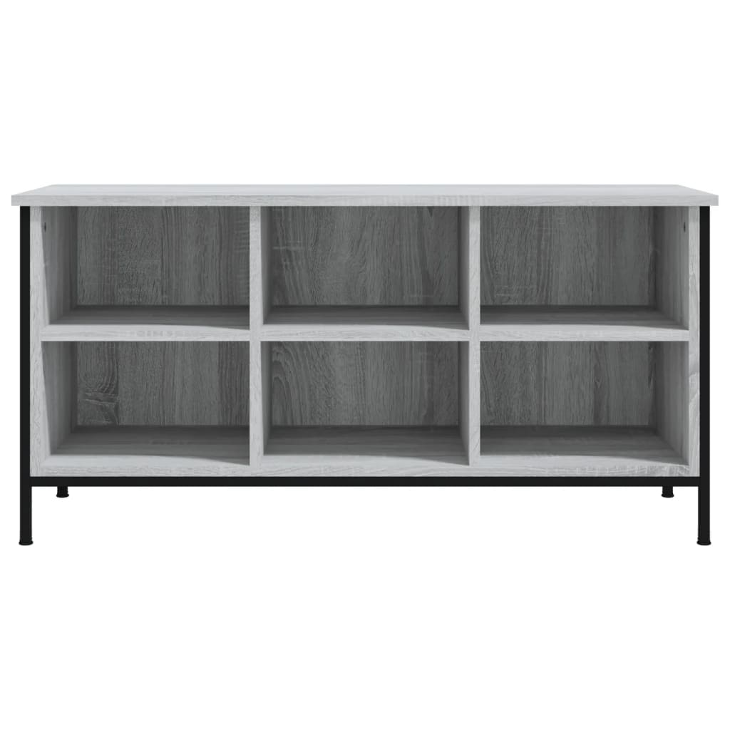 Schuhregal Grau Sonoma 100x35x50 cm Holzwerkstoff - Premium Schuhregale & -schränke - Just €71.55! Shop now at homesales4u
