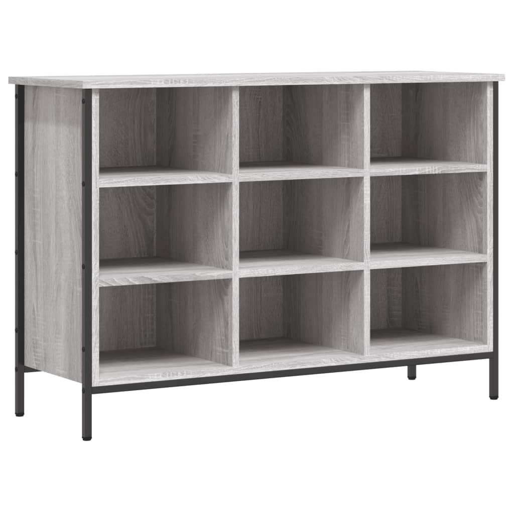Schuhregal Grau Sonoma 100x35x70 cm Holzwerkstoff - Premium Schuhregale & -schränke - Just €88.88! Shop now at homesales4u