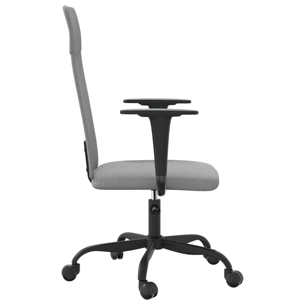 Bürostuhl Höhenverstellbar Hellgrau Stoff - Premium Bürostühle - Just €96.58! Shop now at homesales4u
