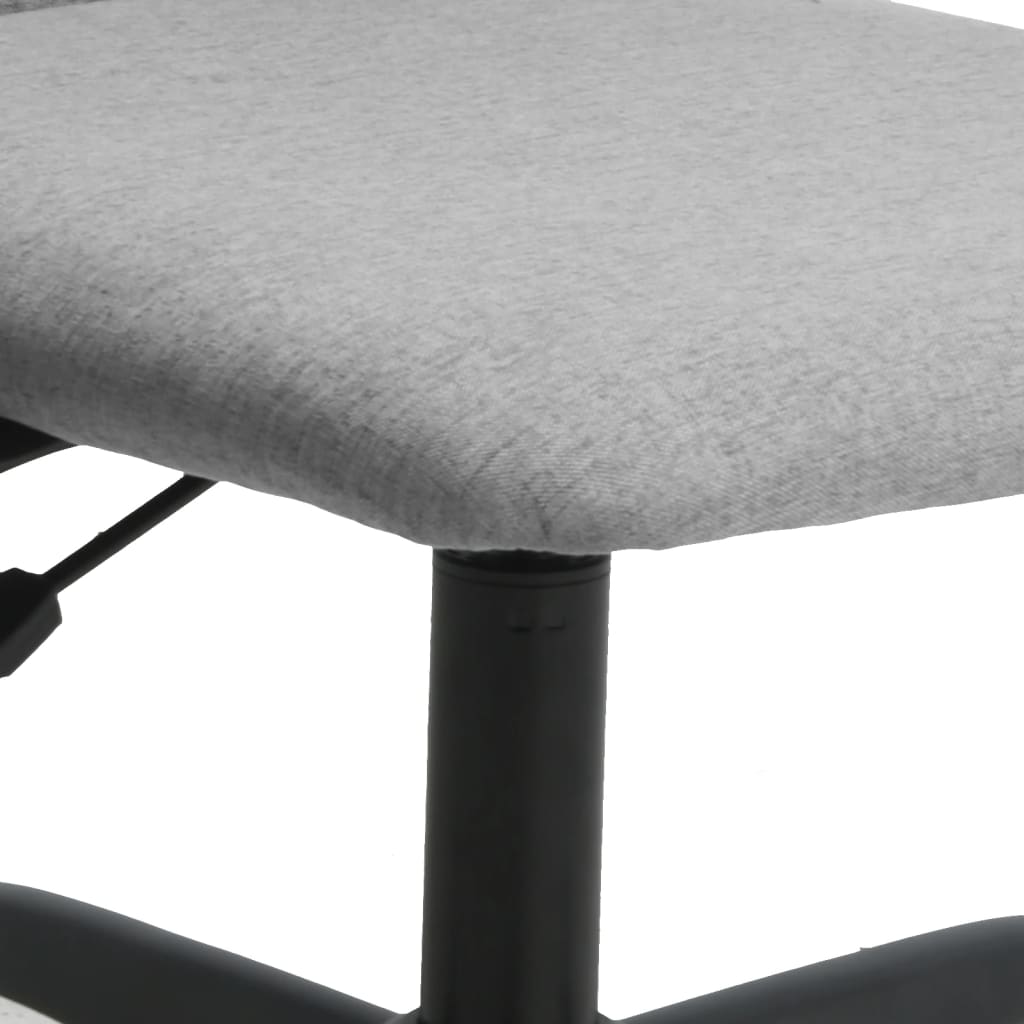 Bürostuhl Höhenverstellbar Hellgrau Stoff - Premium Bürostühle - Just €96.58! Shop now at homesales4u
