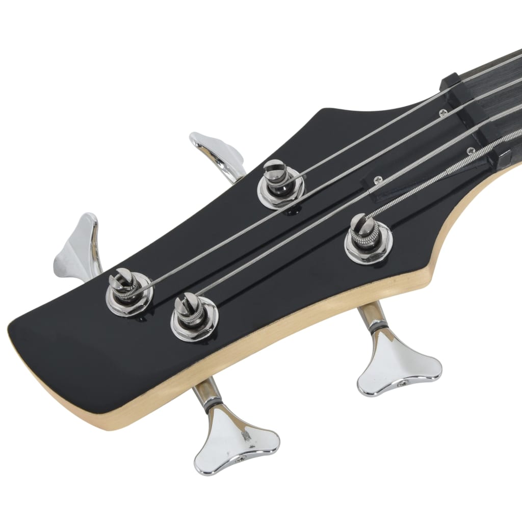 E-Bass für Anfänger mit Tasche Braun und Schwarz 4/4 46" - Premium Gitarren - Just €208.77! Shop now at homesales4u