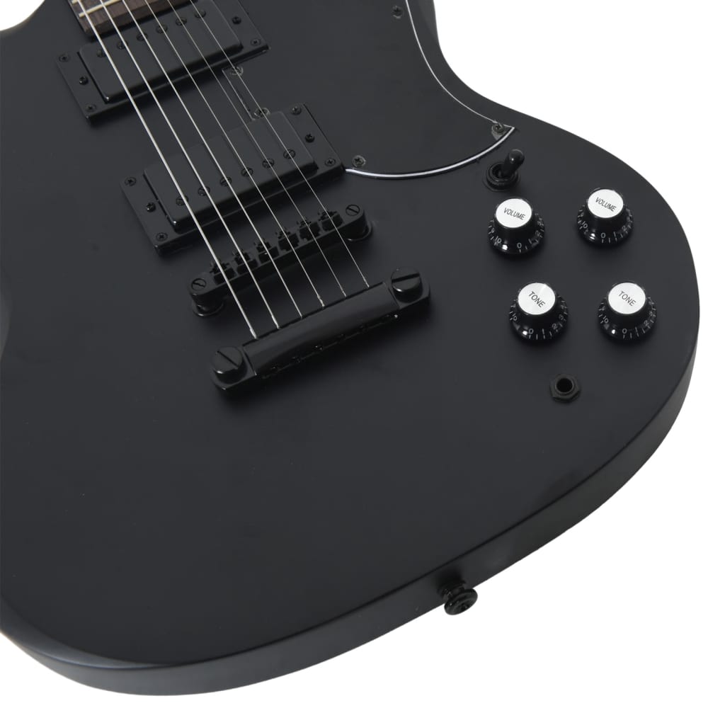 E-Gitarre für Anfänger mit Tasche Schwarz 4/4 39" - Premium Gitarren - Just €210.65! Shop now at homesales4u