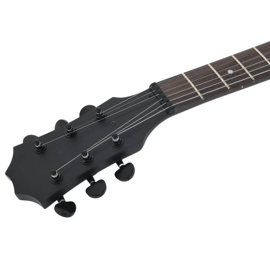 E-Gitarre für Anfänger mit Tasche Schwarz 4/4 39" - Premium Gitarren - Just €210.65! Shop now at homesales4u