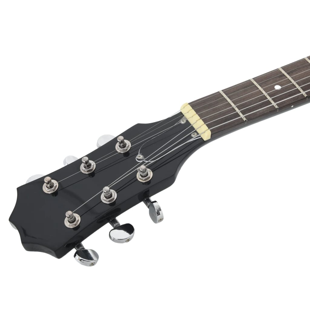 E-Gitarre für Anfänger mit Tasche Schwarz 4/4 39" - Premium Gitarren - Just €211.78! Shop now at homesales4u