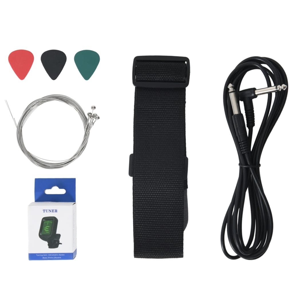 E-Gitarre für Kinder mit Tasche Schwarz 3/4 30" - Premium Gitarren - Just €181.96! Shop now at homesales4u