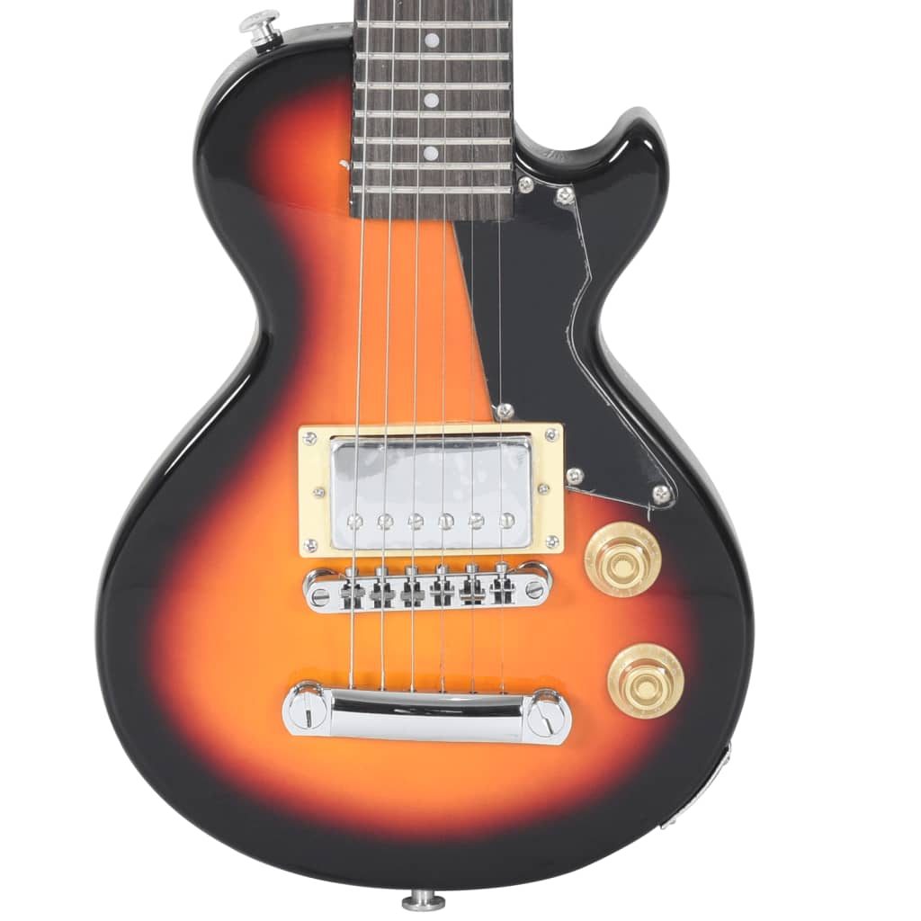 E-Gitarre für Kinder mit Tasche Braun und Schwarz 3/4 30" - Premium Gitarren - Just €183.21! Shop now at homesales4u