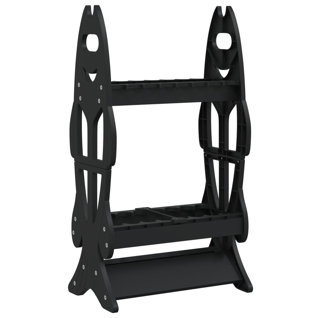 Rutenständer für 16 Angelruten Schwarz - Premium Angelrutenhalter und -ständer - Just €50.24! Shop now at homesales4u