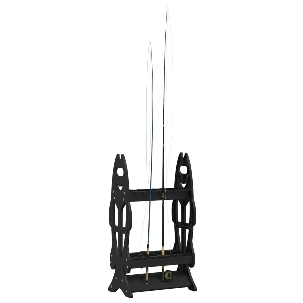Rutenständer für 16 Angelruten Schwarz - Premium Angelrutenhalter und -ständer - Just €50.24! Shop now at homesales4u