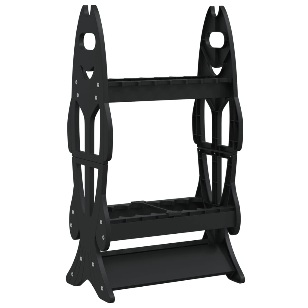 Rutenständer für 16 Angelruten Schwarz - Premium Angelrutenhalter und -ständer - Just €50.24! Shop now at homesales4u