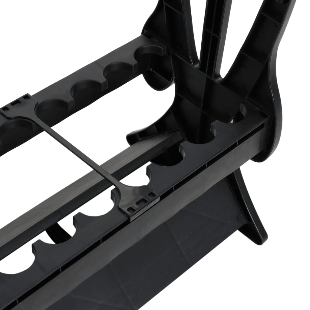 Rutenständer für 16 Angelruten Schwarz - Premium Angelrutenhalter und -ständer - Just €50.24! Shop now at homesales4u