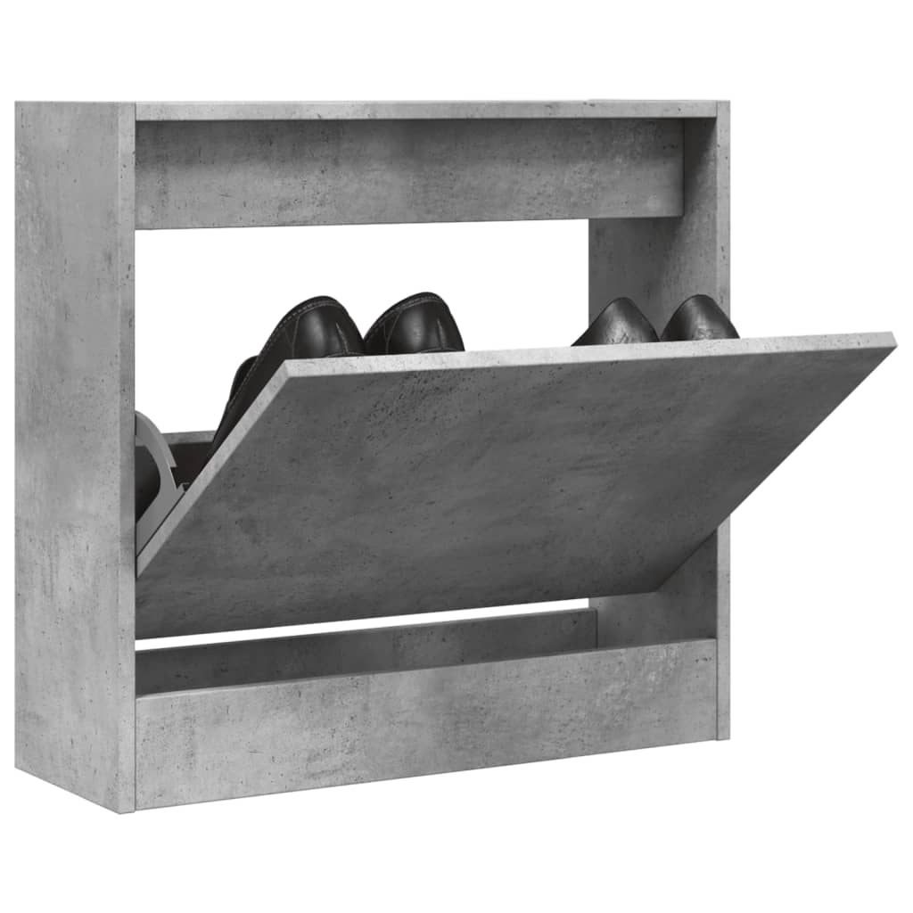 Schuhschrank Betongrau 60x21x57 cm Holzwerkstoff - Premium Schuhregale & -schränke - Just €55.83! Shop now at homesales4u