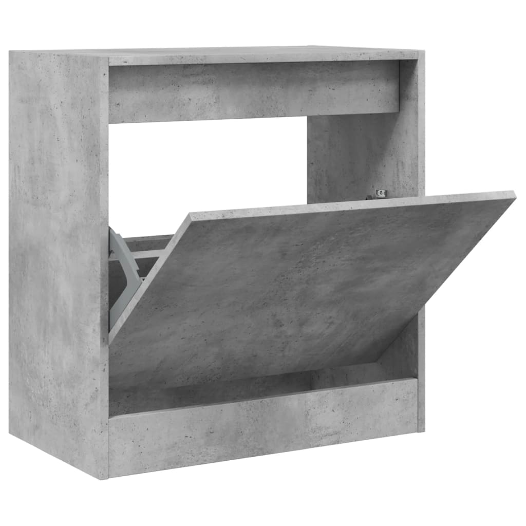 Schuhschrank Betongrau 60x34x63,5 cm Holzwerkstoff - Premium Schuhregale & -schränke - Just €60.54! Shop now at homesales4u
