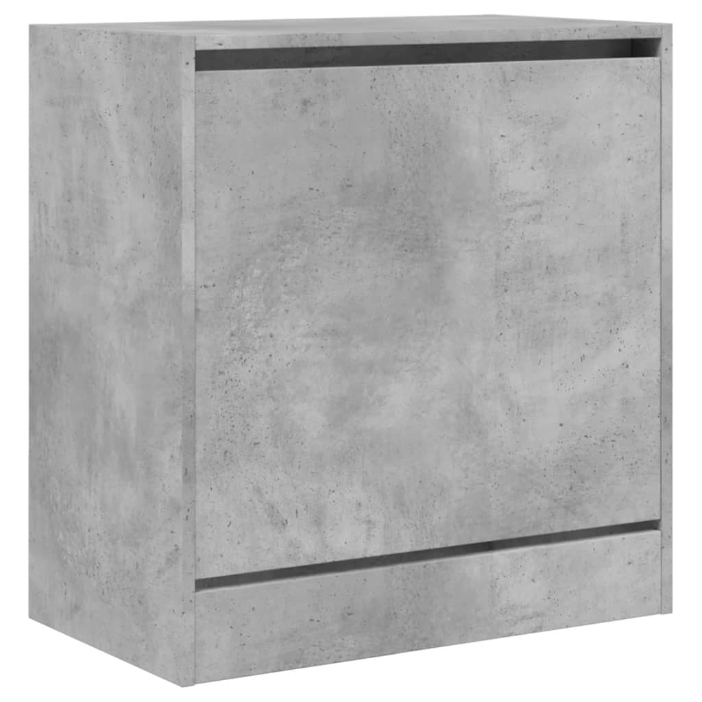 Schuhschrank Betongrau 60x34x63,5 cm Holzwerkstoff - Premium Schuhregale & -schränke - Just €60.54! Shop now at homesales4u