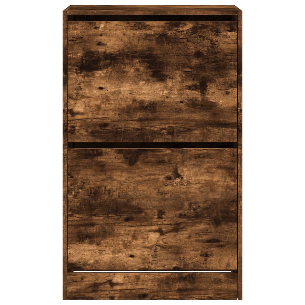 Schuhschrank Räuchereiche 60x34x96,5 cm Holzwerkstoff - Premium Schuhregale & -schränke - Just €104.82! Shop now at homesales4u