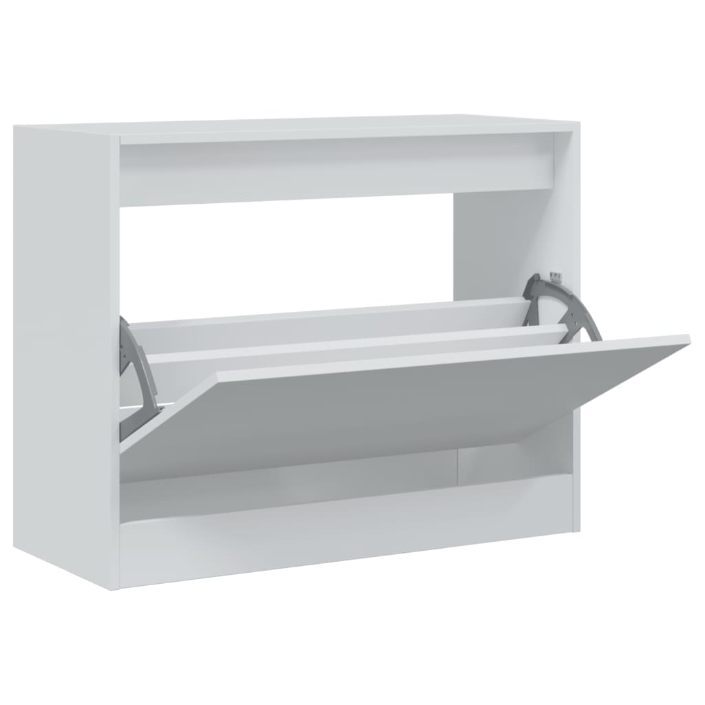 Schuhschrank Weiß 80x34x63 cm Holzwerkstoff - Premium Schuhregale & -schränke - Just €73.27! Shop now at homesales4u