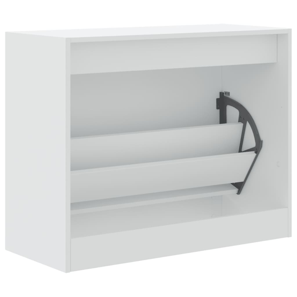 Schuhschrank Weiß 80x34x63 cm Holzwerkstoff - Premium Schuhregale & -schränke - Just €73.27! Shop now at homesales4u