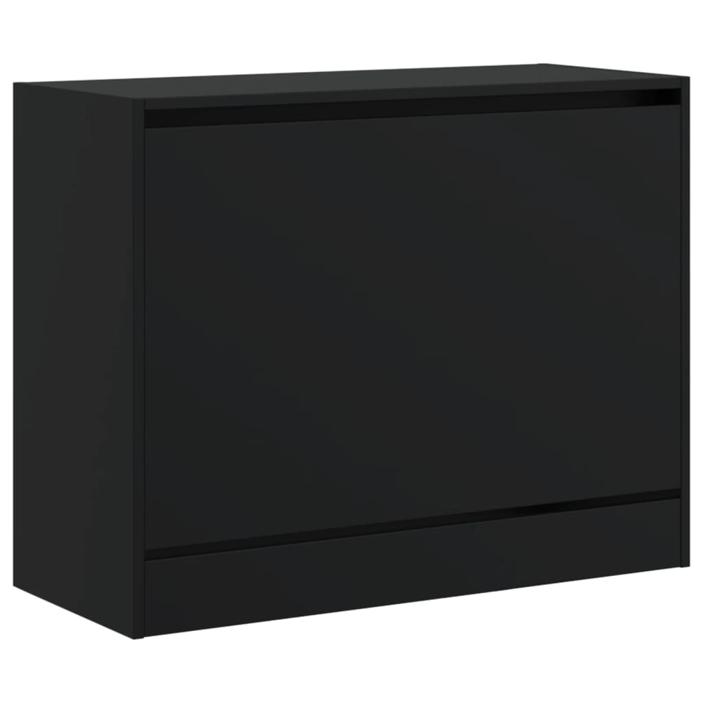 Schuhschrank Schwarz 80x34x63 cm Holzwerkstoff - Premium Schuhregale & -schränke - Just €73.02! Shop now at homesales4u