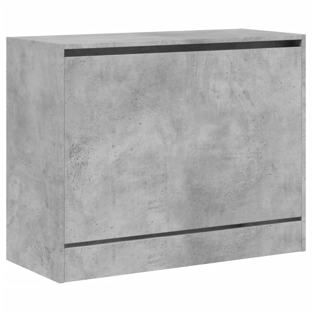 Schuhschrank Betongrau 80x34x63 cm Holzwerkstoff - Premium Schuhregale & -schränke - Just €69.99! Shop now at homesales4u
