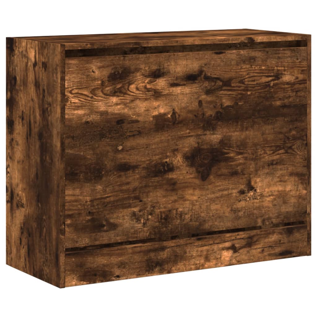Schuhschrank Räuchereiche 80x34x63 cm Holzwerkstoff - Premium Schuhregale & -schränke - Just €85.73! Shop now at homesales4u